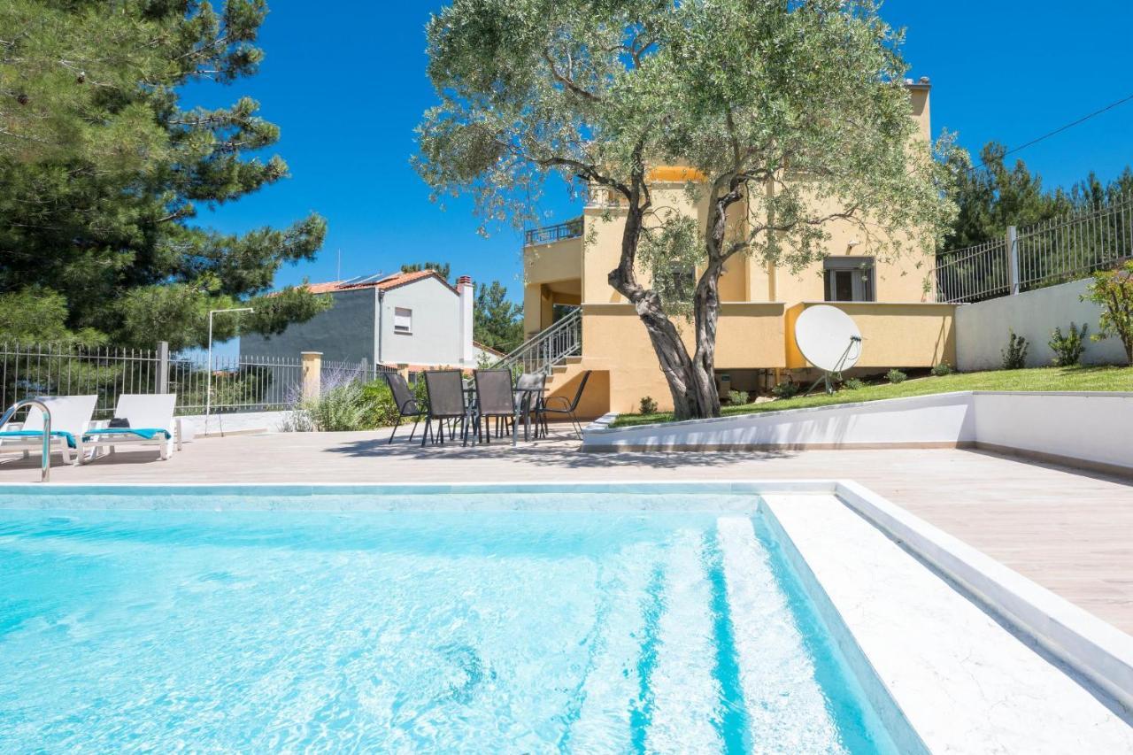 Louloudis Pool Villa Skala Rachoni  Exteriér fotografie