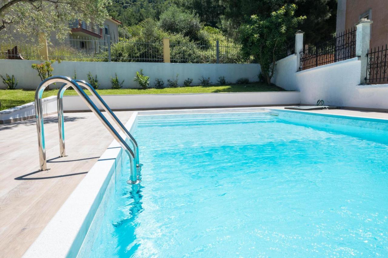 Louloudis Pool Villa Skala Rachoni  Exteriér fotografie