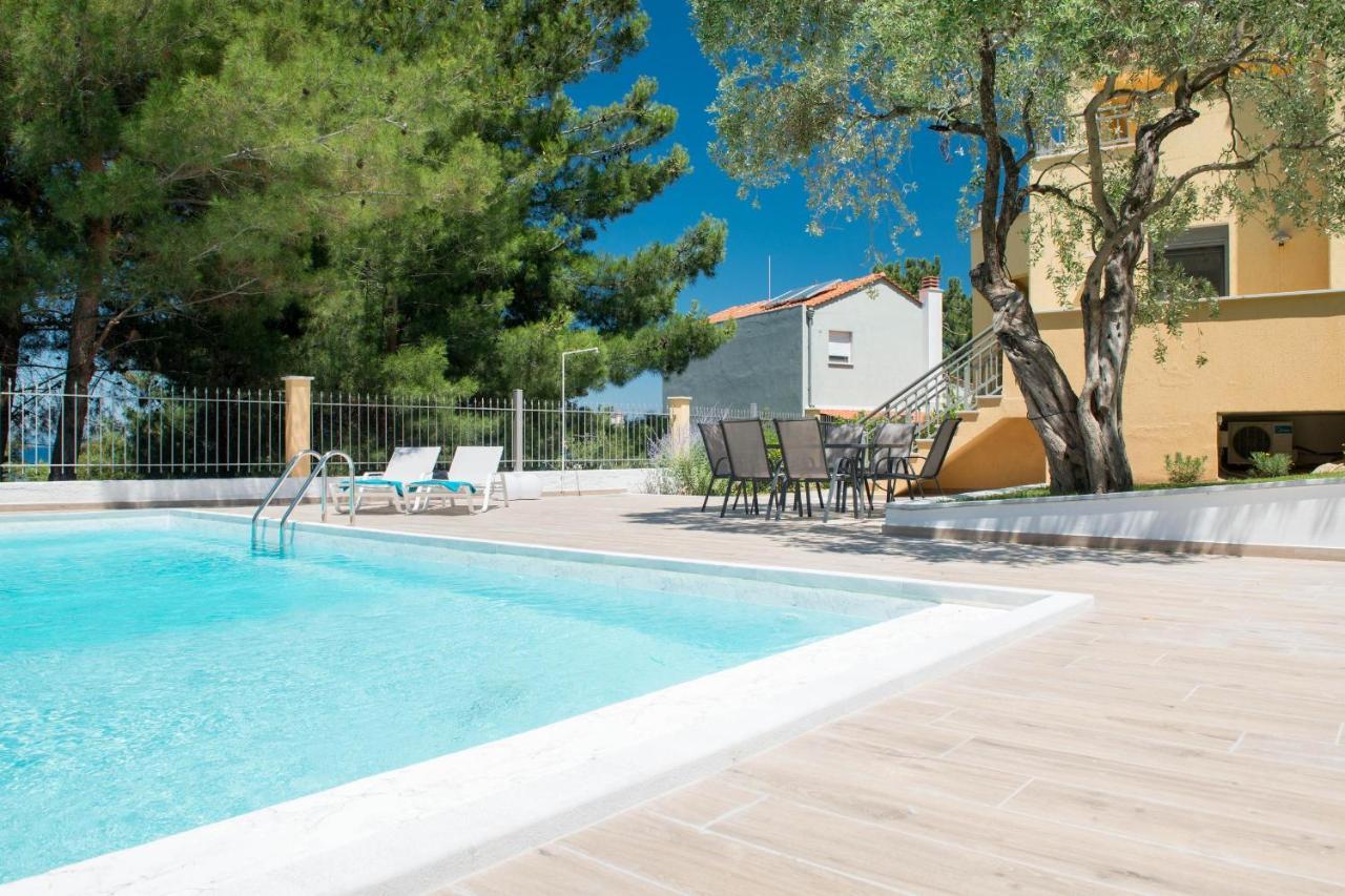 Louloudis Pool Villa Skala Rachoni  Exteriér fotografie
