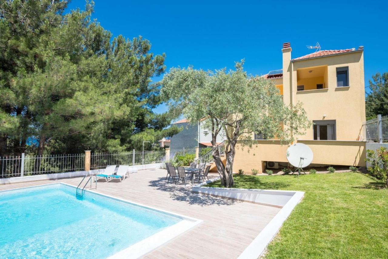 Louloudis Pool Villa Skala Rachoni  Exteriér fotografie