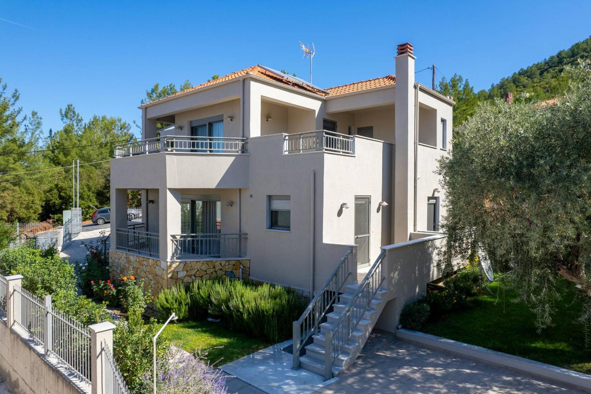 Louloudis Pool Villa Skala Rachoni  Exteriér fotografie